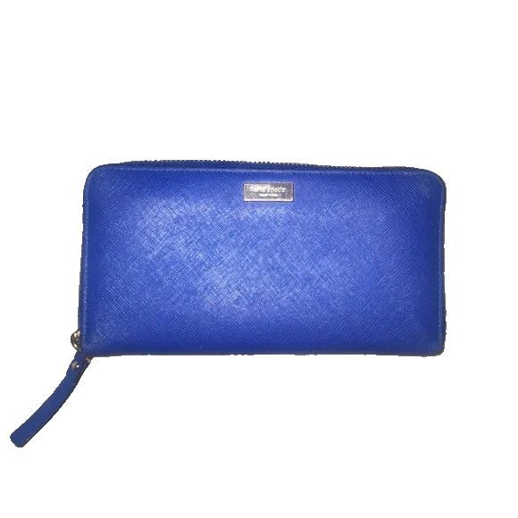 kate spade Handbags - Kate Spade Neda Navy Blue WLRU 1148 Newbury Lane Zip Wallet Preppy Classic